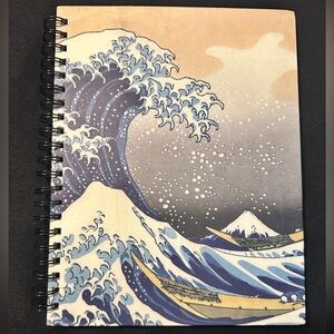 The‎ Great Wave off Kanagawa, Spiral Notebook by Katsushika Hokusai